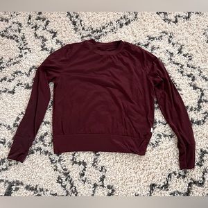 Vuori Daydream Crew Pullover Burgundy - S